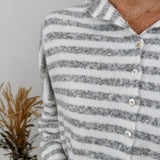 Jesslia Striped Cardigan
