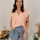 Vanna Pleated Blouse