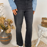 Georgia High Rise-Crop Wide Jeans