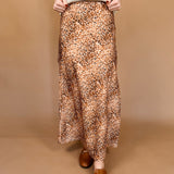 Leah Cheetah Midi Skirt