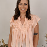 Vanna Pleated Blouse
