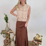 Justine Checkered Skirt