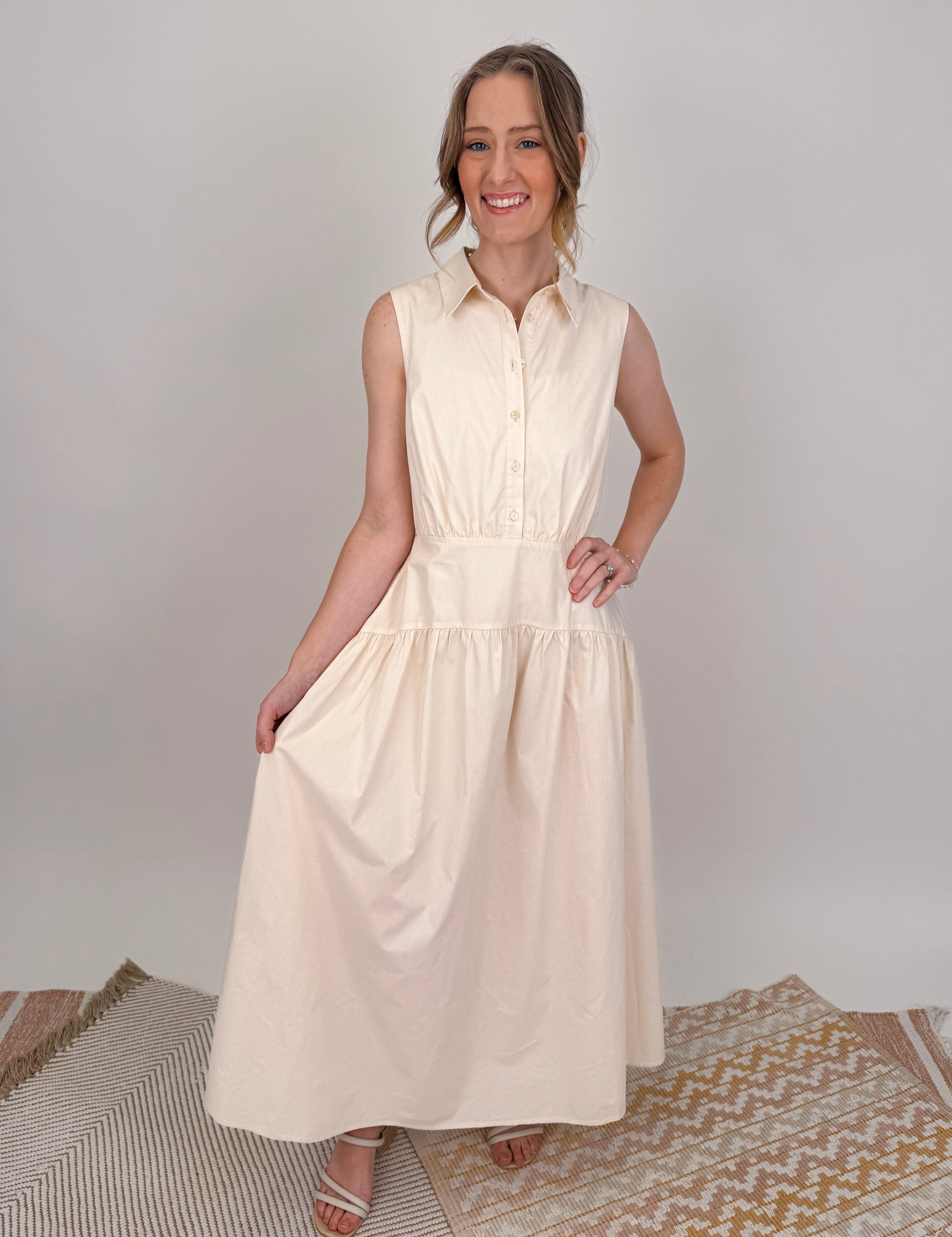 The Beatrice Elevated Midi Dress