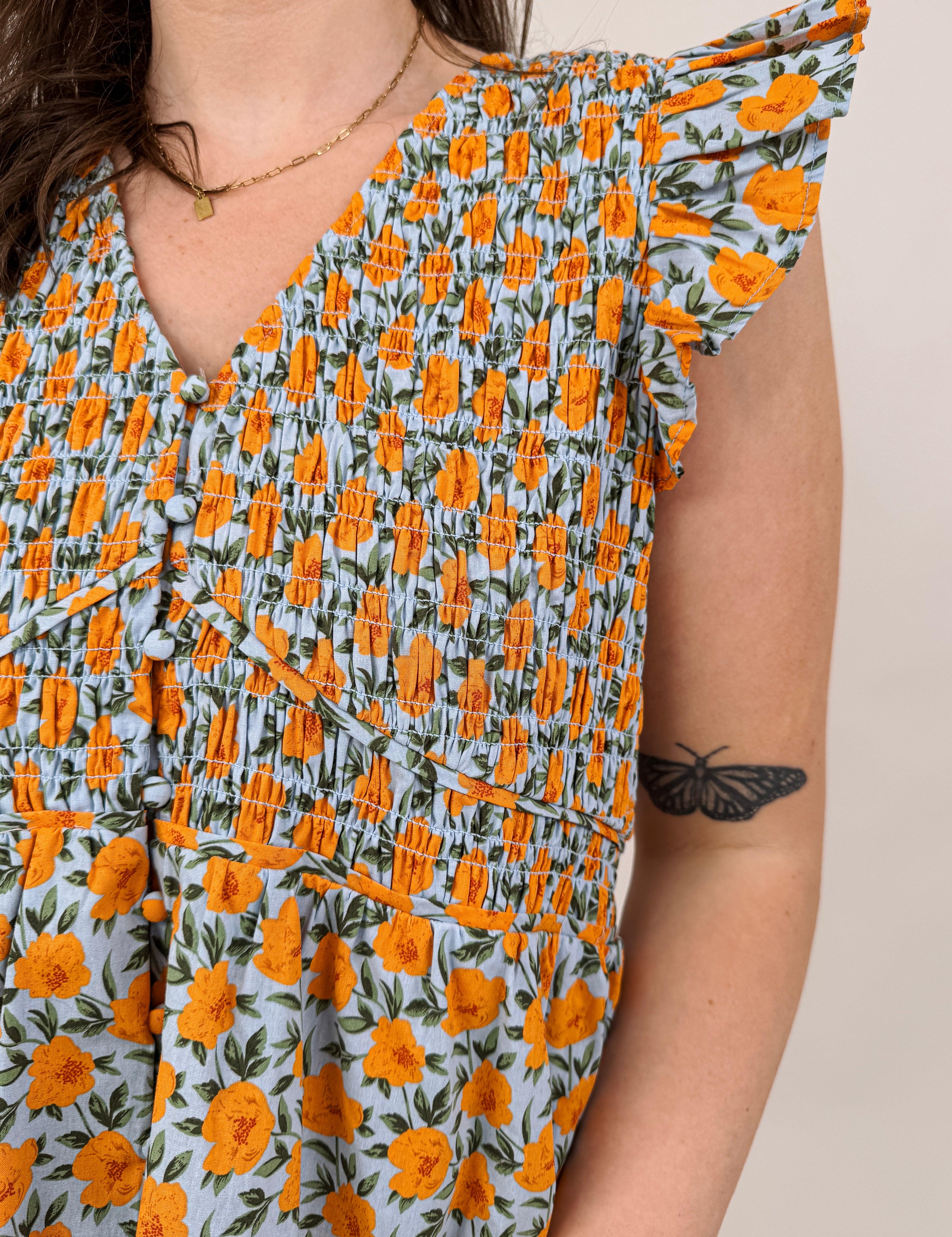 Wild Meadow Floral Mini Dress
