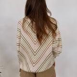 Bernadette Diagonal Stripe Sweater