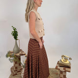 Justine Checkered Skirt