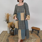Piece It Together Patchwork Midi Dress