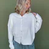 Della Super Soft Button Up Knit Sweater