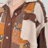 Bold Choice Patchwork Knit Top