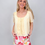 On Vacation Floral Wrap Skort