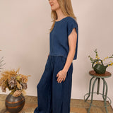 In The Zone Top & Wide Leg Pant Set