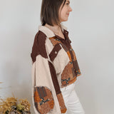 Bold Choice Patchwork Knit Top