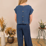 In The Zone Top & Wide Leg Pant Set