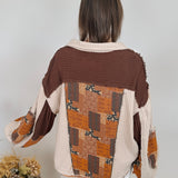 Bold Choice Patchwork Knit Top