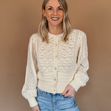 Milena Mix Media Cardigan