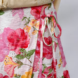 On Vacation Floral Wrap Skort