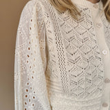 Milena Mix Media Cardigan