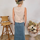 Emmie Corduroy Midi Skirt