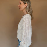 Milena Mix Media Cardigan