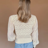 Milena Mix Media Cardigan
