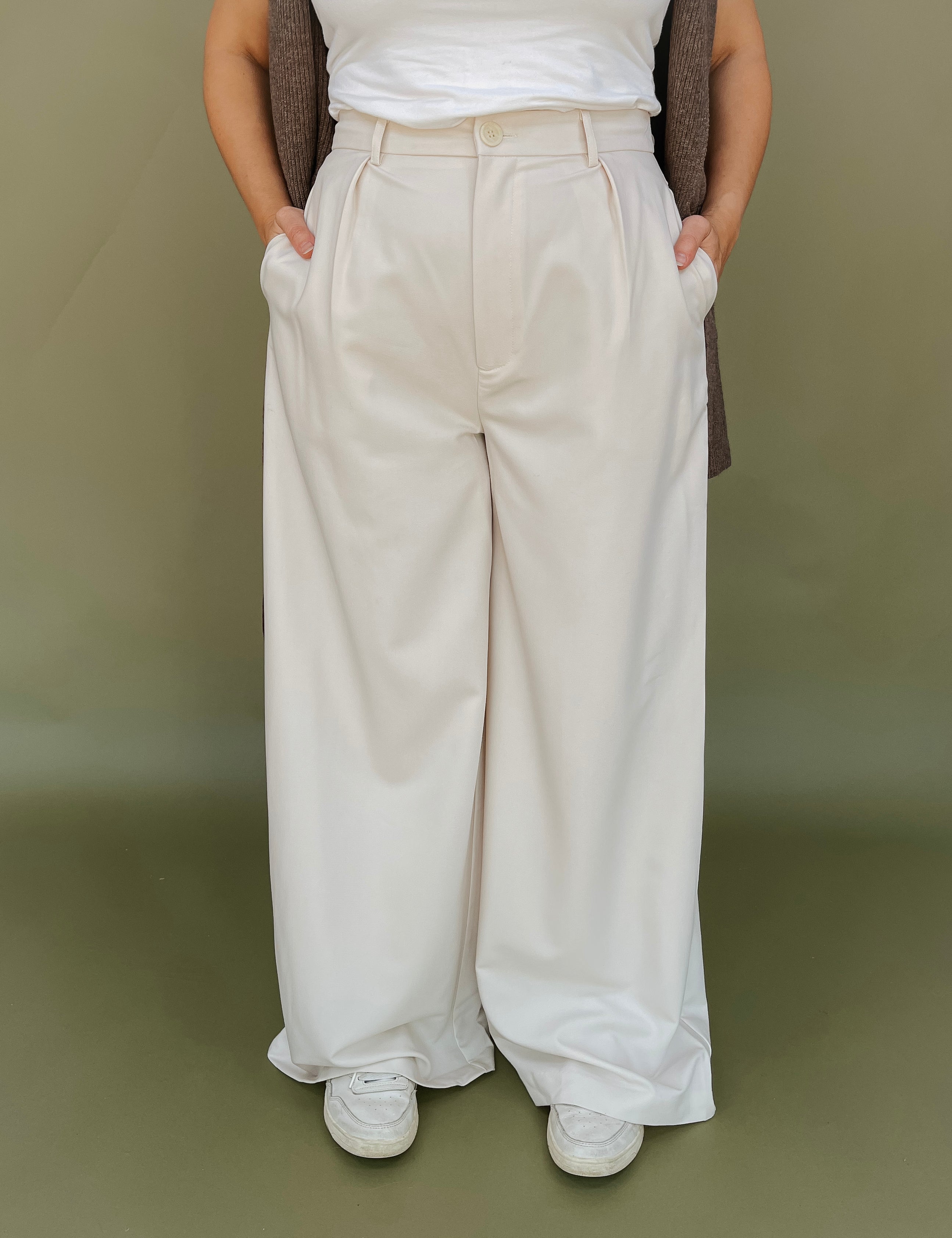 Tina High Waist Trouser Pants