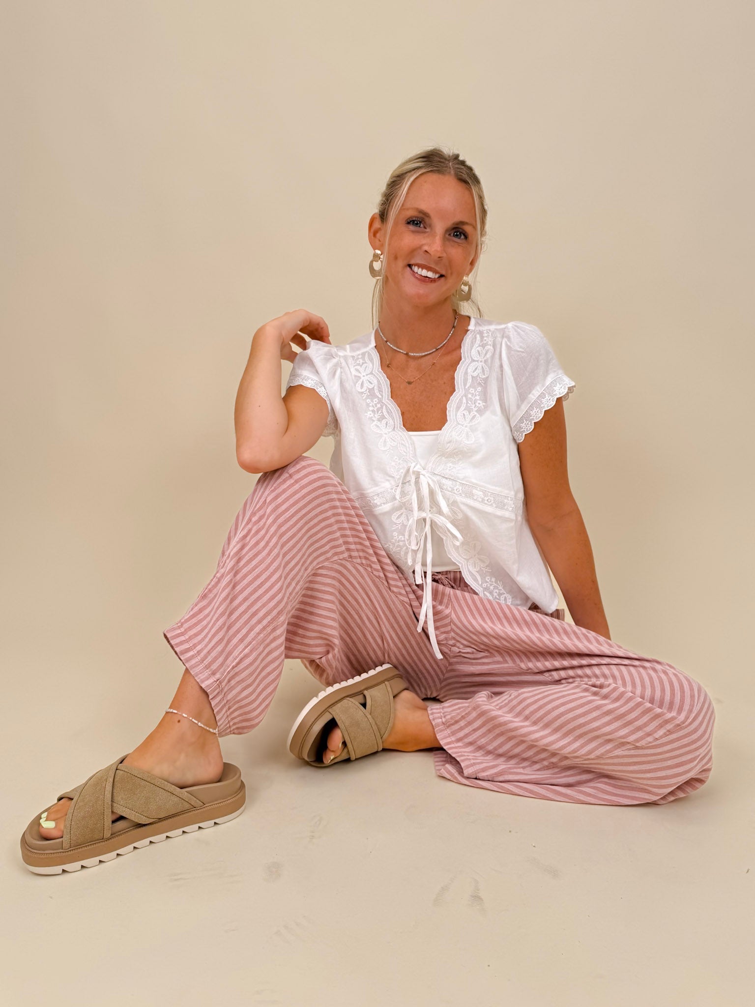 Brinley Striped Pants