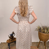 Tracy Ruffle Midi Dress