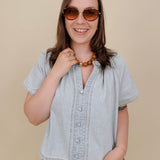 Holland Button Up Blouse