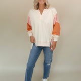 Layla Color Block Loose Fit Top