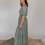 First Love Square Neck Maxi Dress