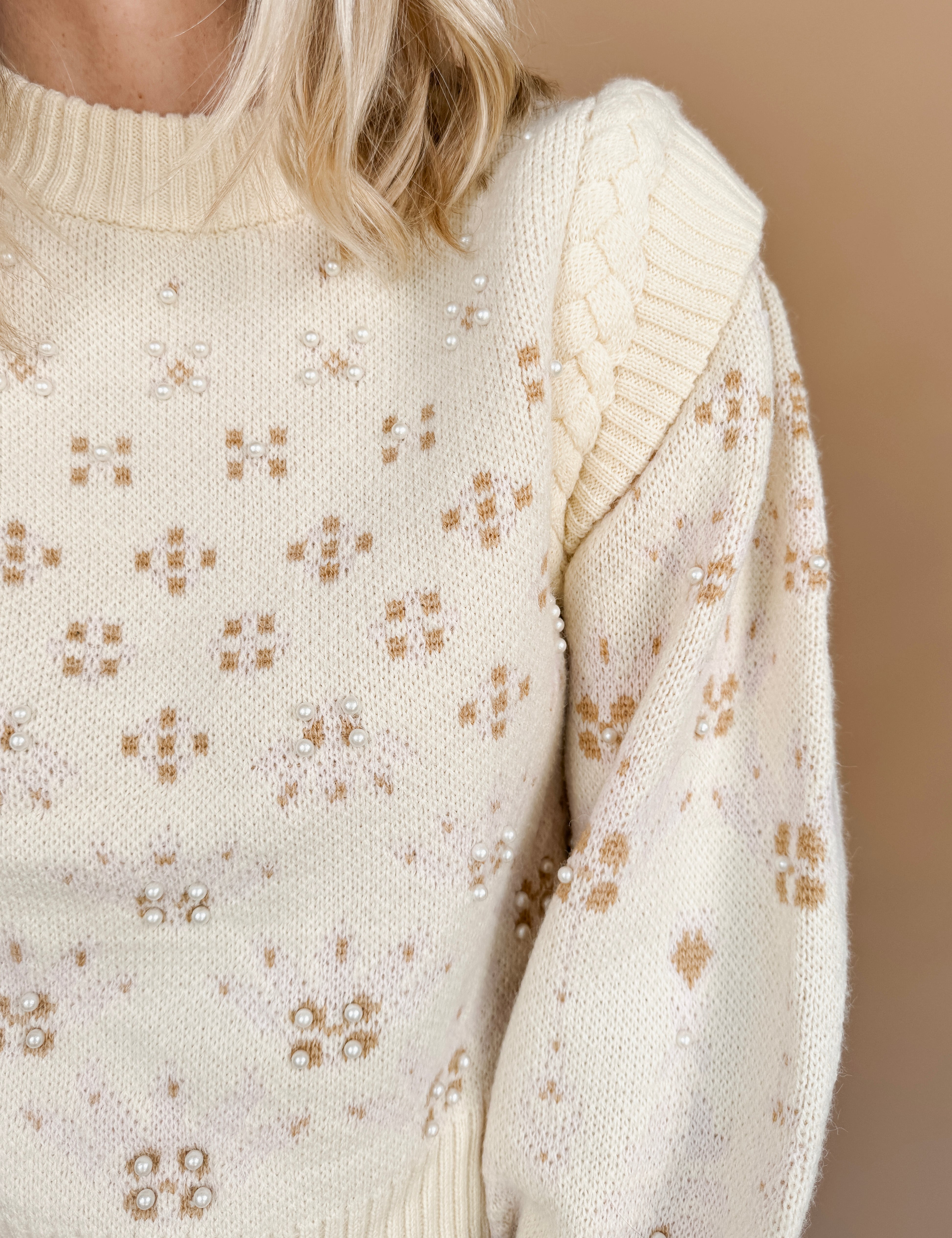 Hayden Pearl Embellished Sweater