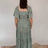 First Love Square Neck Maxi Dress