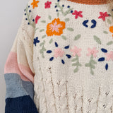 Rain Check Embroidered Sweater