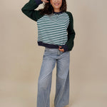 Emery Wide Leg Jeans in vintage light wash denim with patch back pockets — Paper Doll