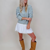 Jesslia Striped Cardigan