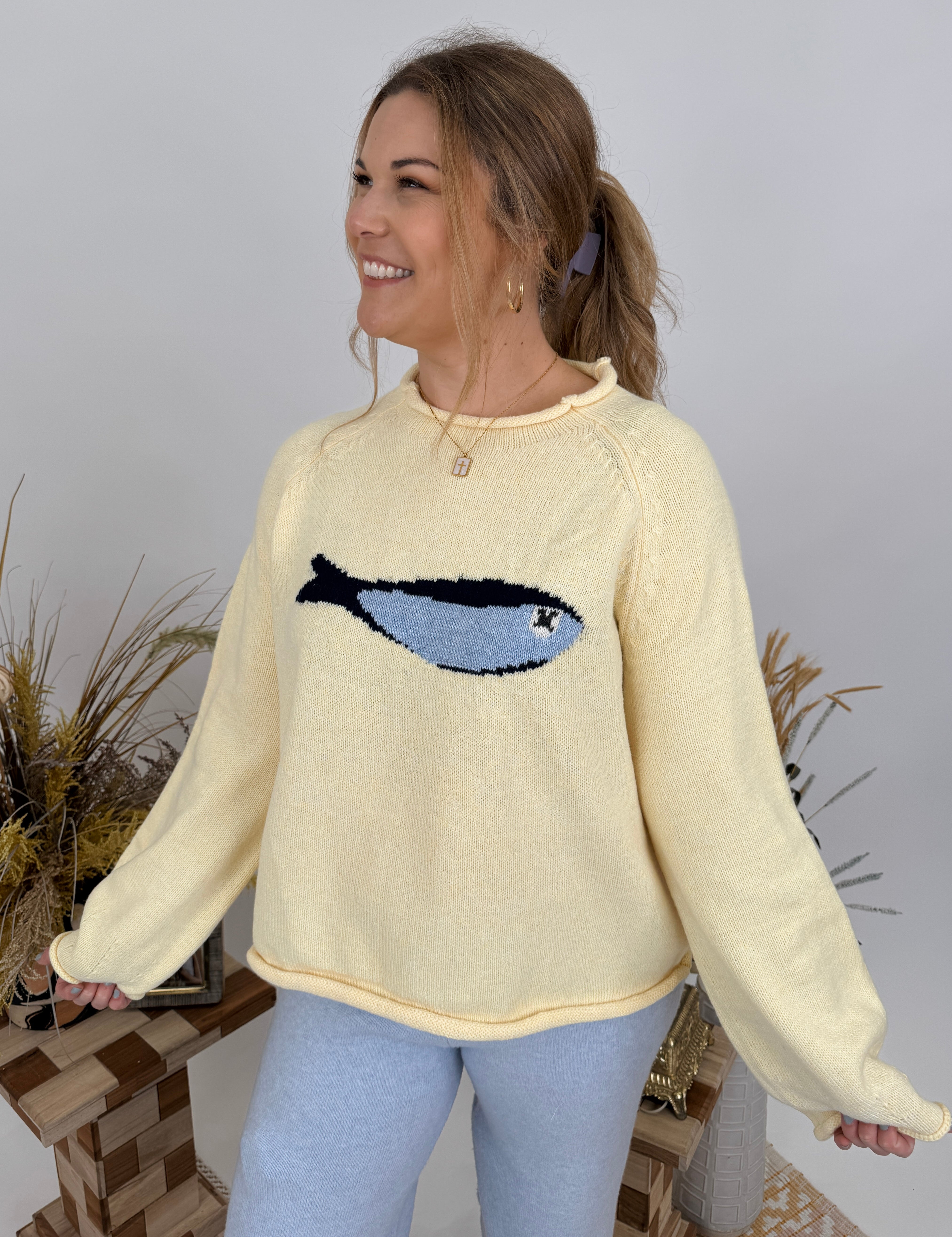 Simply Sweet Sardine Sweater