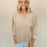 Collyns Mineral Washed Knit Top