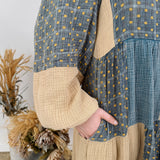 Piece It Together Patchwork Midi Dress