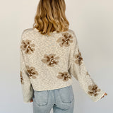 Darlynn Floral Crop Sweater