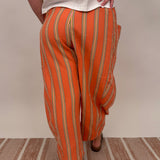 Orange Ya Glad Striped Pants