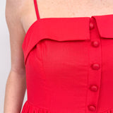 Ursula Bubble Hem Midi Dress