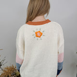 Rain Check Embroidered Sweater