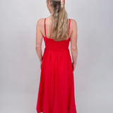 Ursula Bubble Hem Midi Dress