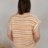 Sunset Skies Striped Knit Top