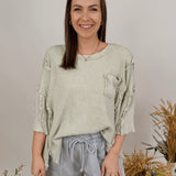 Roxie Mineral Wash Tee