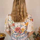 Spring Cowgirl Flutter Sleeve Blouse