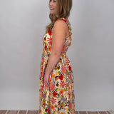 Oasis Floral Midi Dress