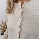 Make It Happen Ruffled Knit Cardigan