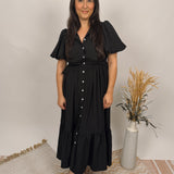 In The Shade Button Up Midi Dress