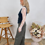 Taylor West Denim Vest